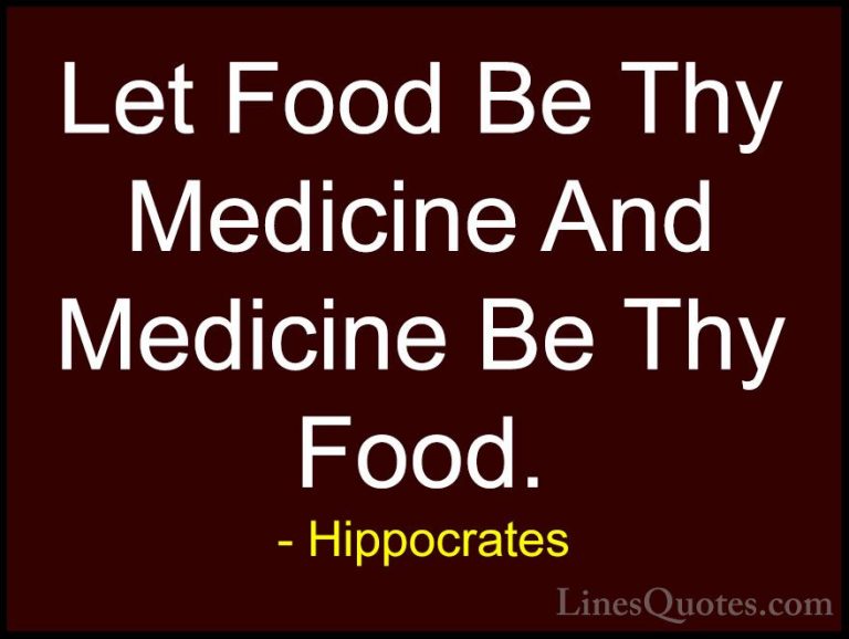 Hippocrates Quotes (7) - Let Food Be Thy Medicine And Medicine Be... - QuotesLet Food Be Thy Medicine And Medicine Be Thy Food.